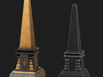 Egyptian Ovelsik Free low-poly 3D model