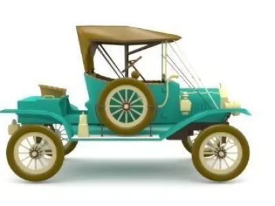 cartoon car 3D model