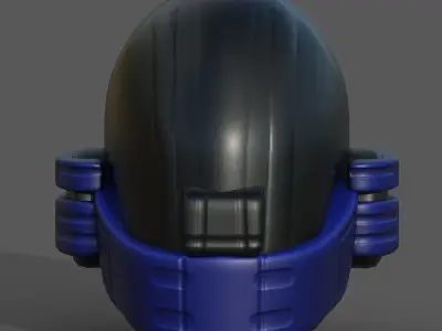 Helmet plastic mask protection Low-poly 3D model buy