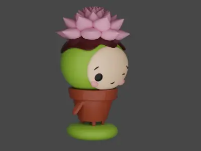 cactus 3D print model