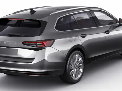 Skoda SuperB Combi 2024 3D model