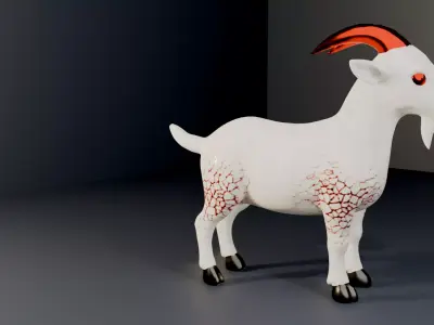 Chinese Zodiac - Goat Figure 3D model