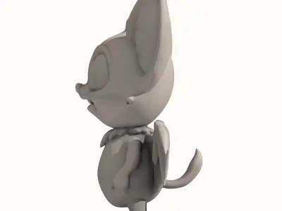 Adorable Halloween Bat 3D print model