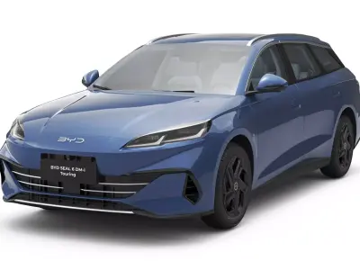 2025 BYD Seal 6 DM-i Touring with Interior 3D model