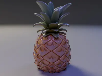 pineapple 3D print model