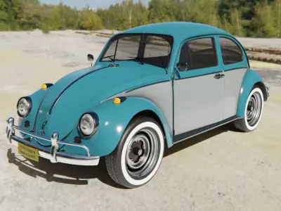 Volkswagen Beetle  3D model