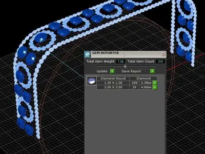 Bracelet Brilliant piece of ART 3D print model