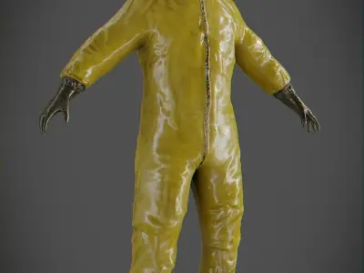 Biosuit Engineer  Low-poly 3D model