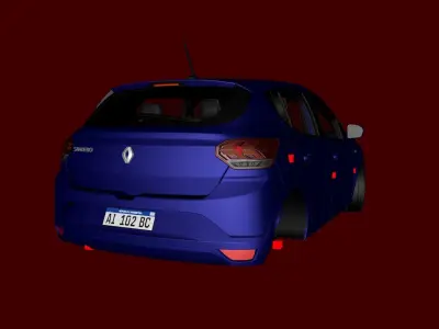 Dacia - Renault Sandero 2021  3D model