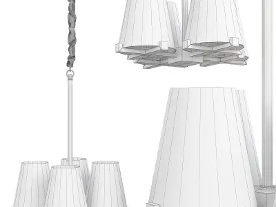 ANKE LUXURY CHANDELIER 2 Low-poly 3D model purchase