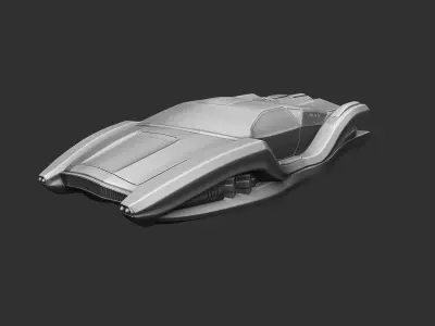 Car of the future 3D print model