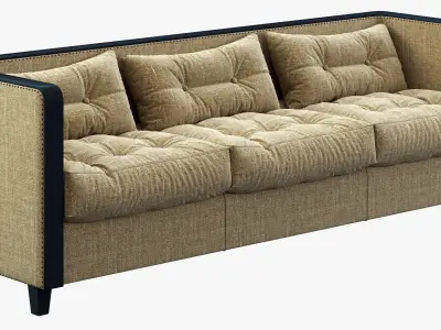 Restoration Hardware Shelter Arm Upholstered Sofa 3D model