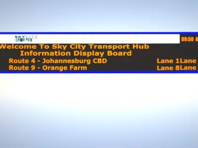 Transport Hub Taxi Rank 3D print model