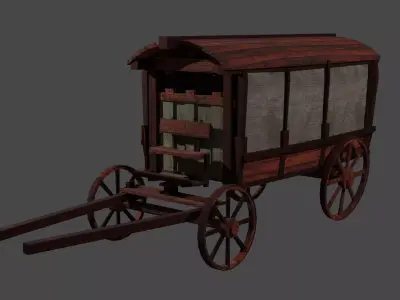 telega carriage 3D model