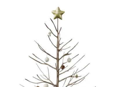 Winter Whisper Tree 3D model