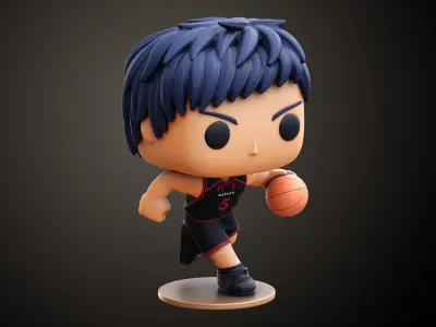 Funko Daiki Kurokos Basketball 3D print model