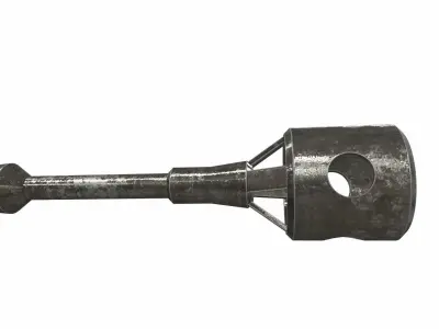 Ornamental key 1 3D model