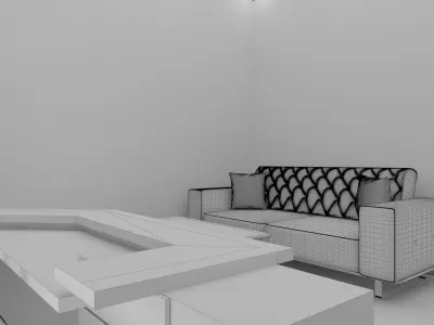 3D Office design 3D model