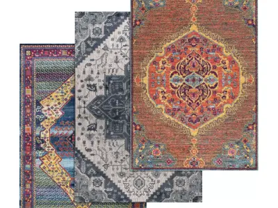 Rug Set 1591 3D model