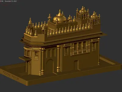 Golden Temple Punjab  3D print model