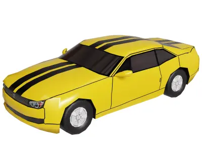 Lowpoly Car 3D model purchase