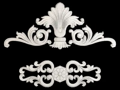 Decorative Ornaments - 08 3D model