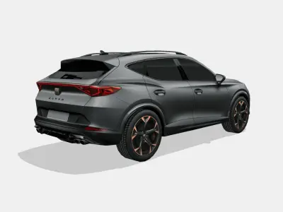 Cupra Formentor 2021 Low-poly 3D model