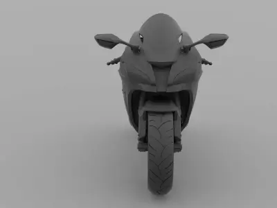 Kawasaki Ninja ZX-10R 1000 3D Model Ready to Print 3D print model
