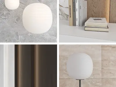 Decorative wall panel set 82 3D model