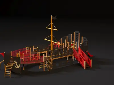 Playground ship 3D model