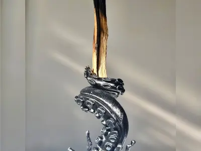 Enigmatic Depths - The Cthulhus Embrace Candle Holder 3D print model