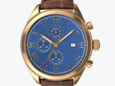 Classic Watch 4 3D model