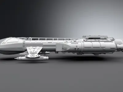 1999 Space Hawk Scale model   3D print model