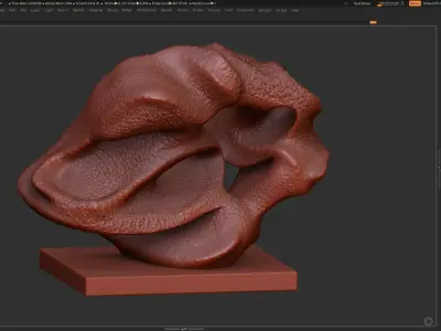 Modern Abstract Decorative sculpture 3d print model 3D print model 11