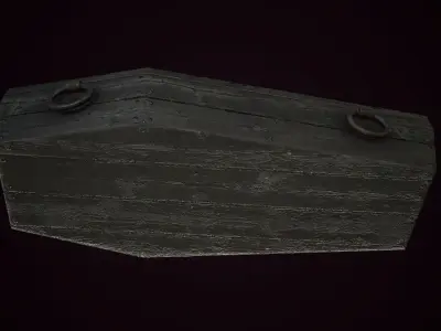 Tombstones tombstone Low-poly 3D model