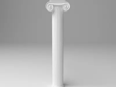 Ionic Column 3D model
