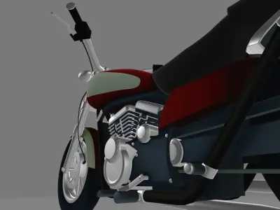 motorcycle high quality 3D model