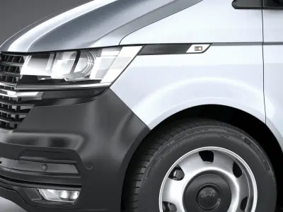 Volkswagen Transporter T6-1 Panelvan basic 2020 3D model