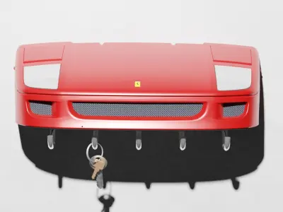 FERRARI F40 KEY HANGER 3D print model