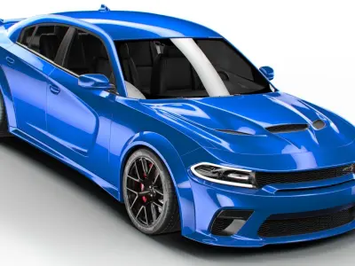 DODGE charger hellcat widebody 2020 3D model