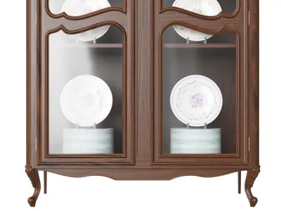 Showcase in classic style 1200 3D model