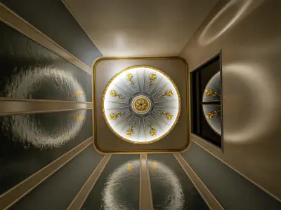 Classic carvings moldings and gypsum cornice 7 Low-poly 3D model