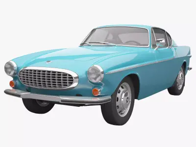 Old Volvo Car 3D model