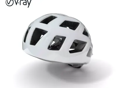 Cycling Helmet D Model Pack for Versatile Visualization Low-poly 3D model