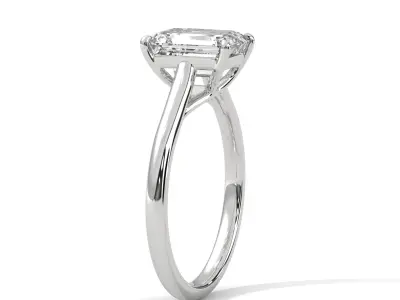 solitaire ring with detail images and 360 render videos 67 3D print model