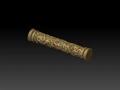 dragon column 06 3D print model