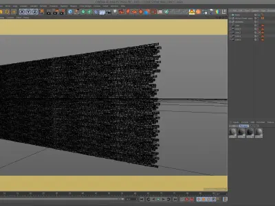 Natural Stacked Stone Cladded Wall Tiles 3D model Texture 3D model