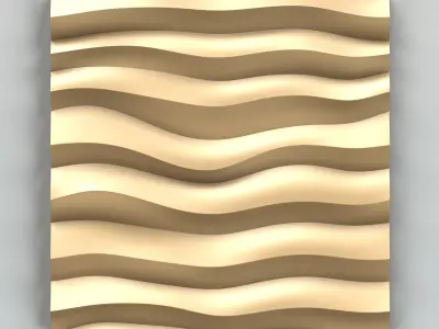 Wall Panel 002 3D model