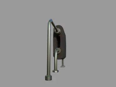 Radiator metal Low-poly 3D model