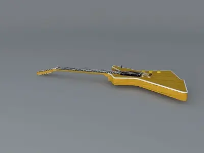 Ibanez Destroyer II guitar Free 3D model